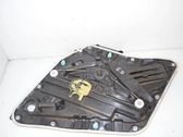 Rear door window regulator with motor