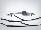 Front wiper linkage and motor