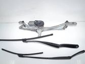 Front wiper linkage and motor