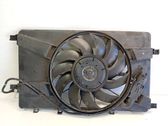Radiator cooling fan shroud