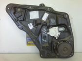 Rear door window regulator with motor