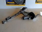 Rear door window regulator with motor