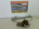 Rear door window regulator with motor