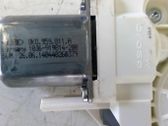 Rear door window regulator with motor