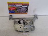Rear door window regulator with motor
