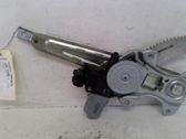 Rear door window regulator with motor