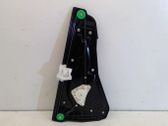 Rear door window regulator with motor