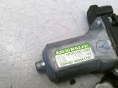 Front door window regulator with motor