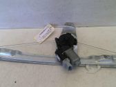 Rear door window regulator with motor