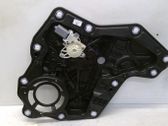 Rear door window regulator with motor
