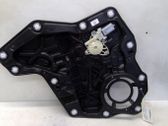 Rear door window regulator with motor