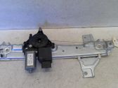 Rear door window regulator with motor