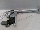 Rear door window regulator with motor