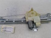 Rear door window regulator with motor