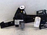Rear door window regulator with motor