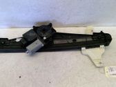 Rear door window regulator with motor