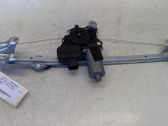 Rear door window regulator with motor