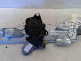 Rear door window regulator with motor