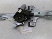 Rear door window regulator with motor
