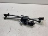 Front wiper linkage and motor