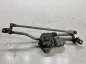 Front wiper linkage and motor