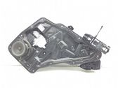 Rear door window regulator with motor