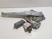 Rear door window regulator with motor