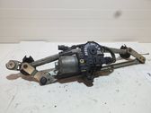Front wiper linkage and motor