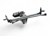 Front wiper linkage and motor