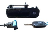 Front door lock (next to the handle)