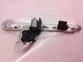 Rear door window regulator with motor