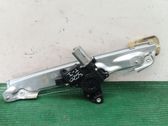 Rear window lifting mechanism without motor