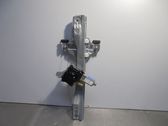Rear door window regulator with motor