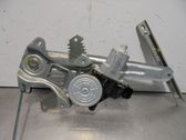 Rear door window regulator with motor