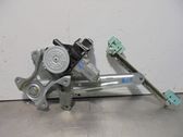 Rear window lifting mechanism without motor