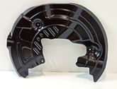 Front brake disc dust cover plate