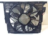 Radiator cooling fan shroud
