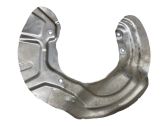 Front brake disc dust cover plate