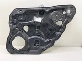 Rear window lifting mechanism without motor