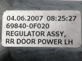Regulador de puerta trasera con motor