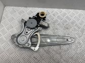 Rear door window regulator with motor