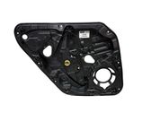 Rear window lifting mechanism without motor