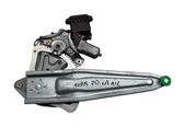 Rear door window regulator with motor