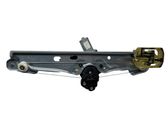 Rear door window regulator with motor