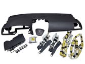Airbag set with panel