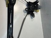 Rear door window regulator with motor