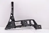 Bumper support mounting bracket corner