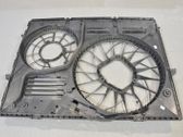 Radiator cooling fan shroud