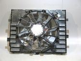Radiator cooling fan shroud