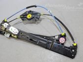 Front window lifting mechanism without motor